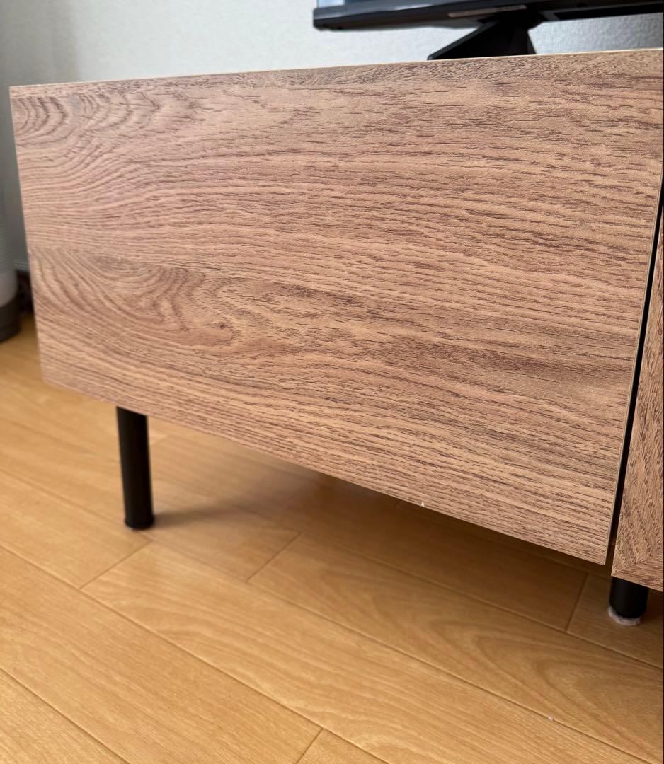 LOWYA ラタン調デザイン　テレビボード　140cm