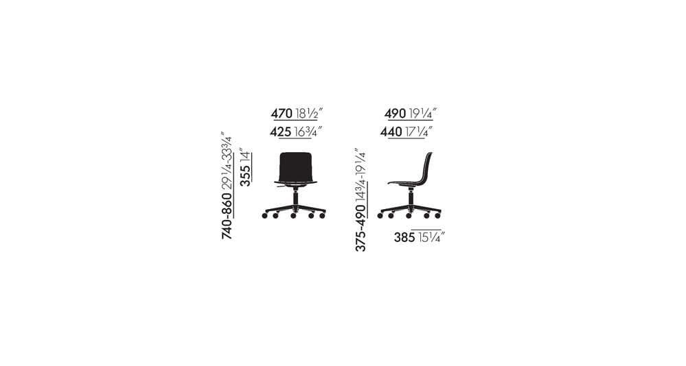 vitra/ヴィトラ HAL RE Studio/ハル RE スタジオ チェアf