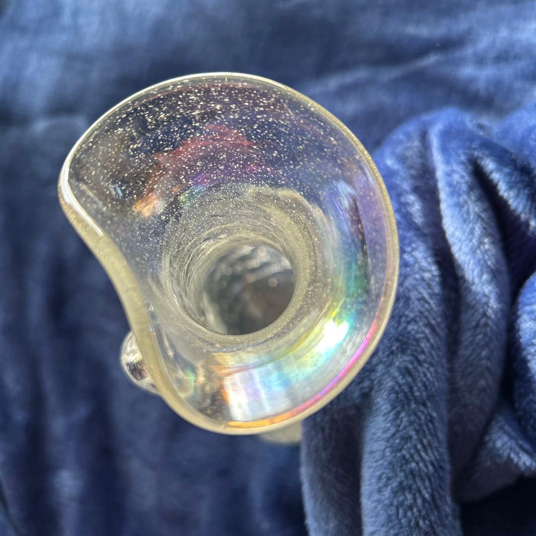 笛吹ガラス　花瓶
