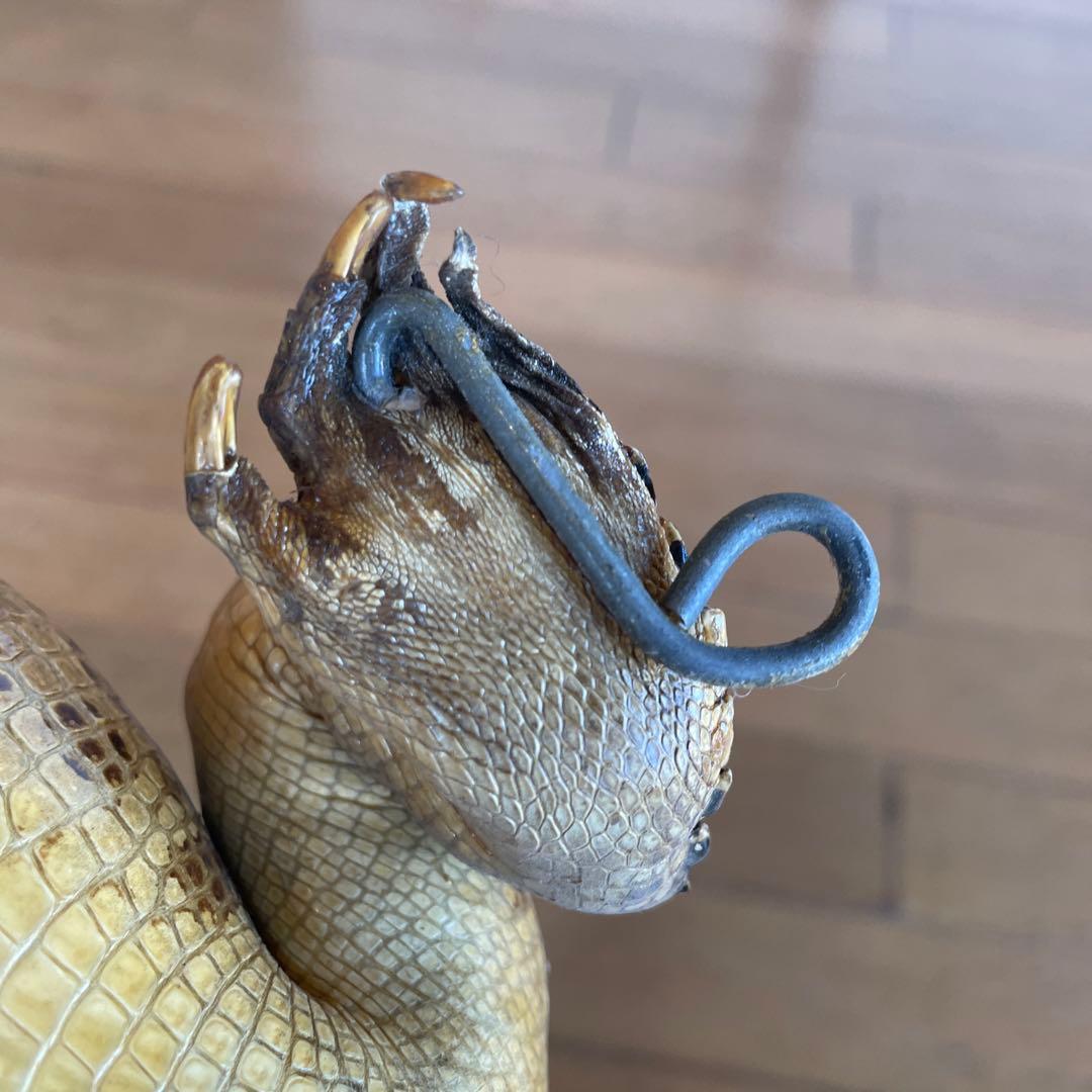 ワニ　置物