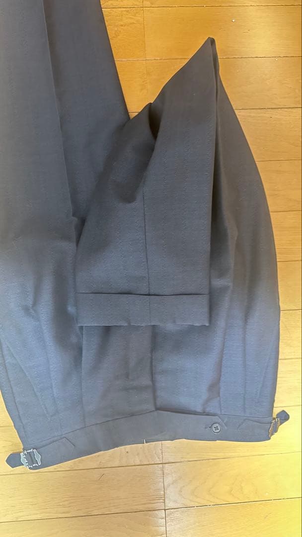 TAYLOR & LODGE ダークネイビー シングルブレスト オーダースーツ