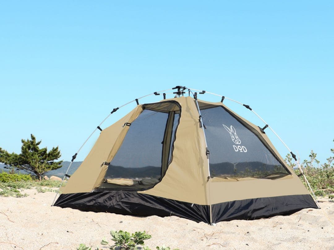 【新品未使用品】DOD ワンタッチ　カンガルーテントS T2-616-TN