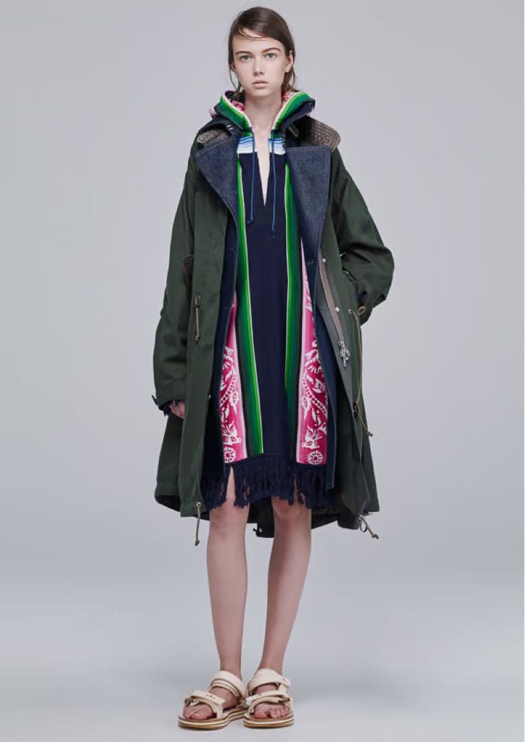 sacai モッズコート　トレンチコート　16-02416