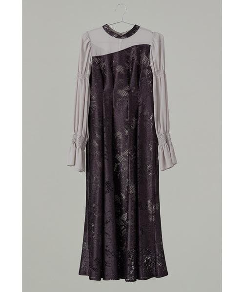 美品 niana ニアナ ANDRESD アシメントリータックドレス M 結婚式