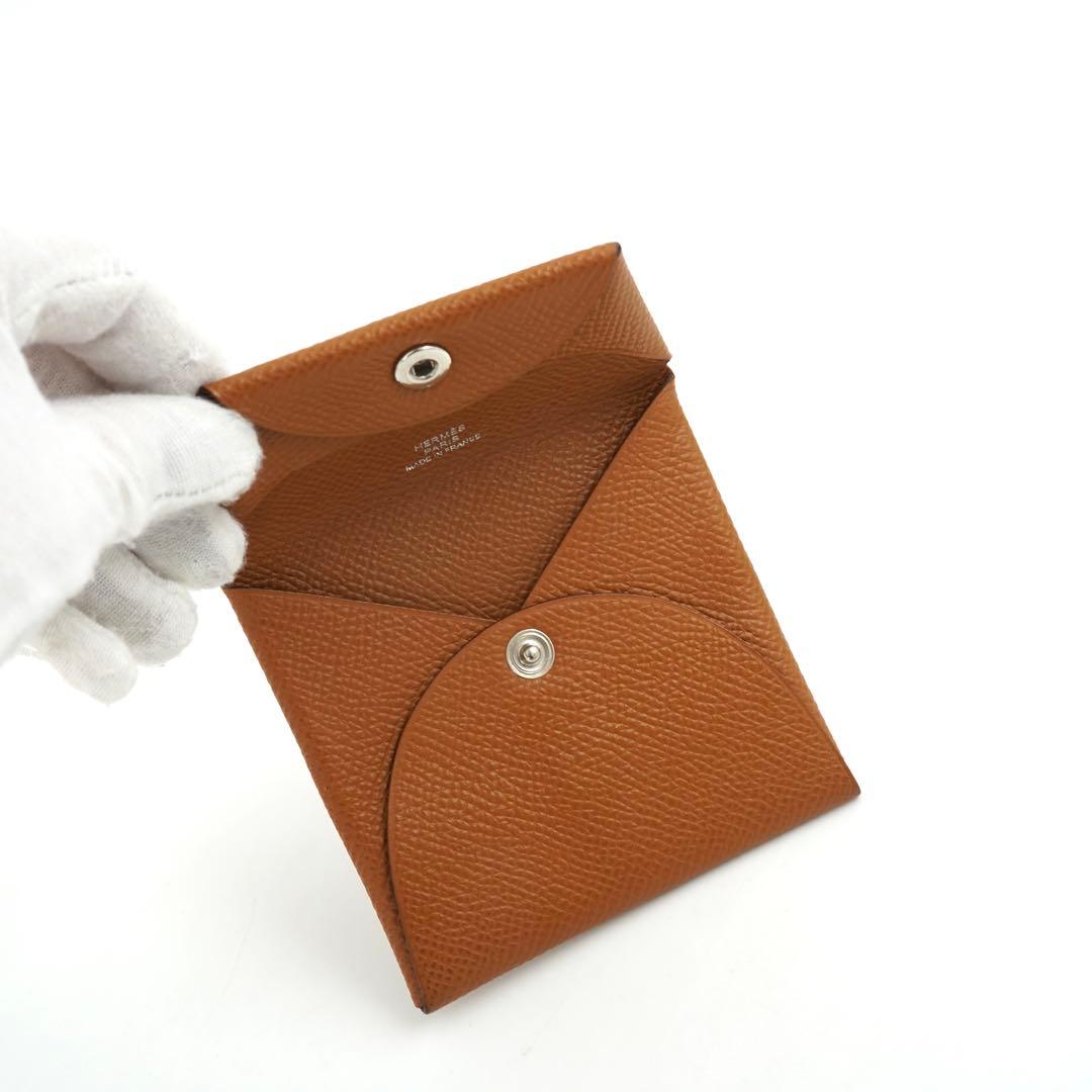 ✨新品未使用・箱付✨　HERMES ケース　小銭入れ　バスティア　刻印あり