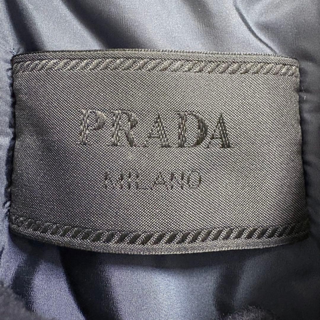 美品⬛︎PRADA⬛︎プラダ⬛︎ウールコート⬛︎ダークネイビー⬛︎48