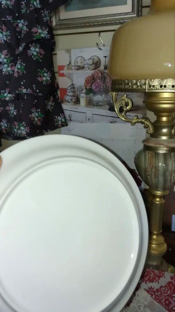 私の部屋　ヴィンテージ　ホワイト 皿 3枚セット 陶器