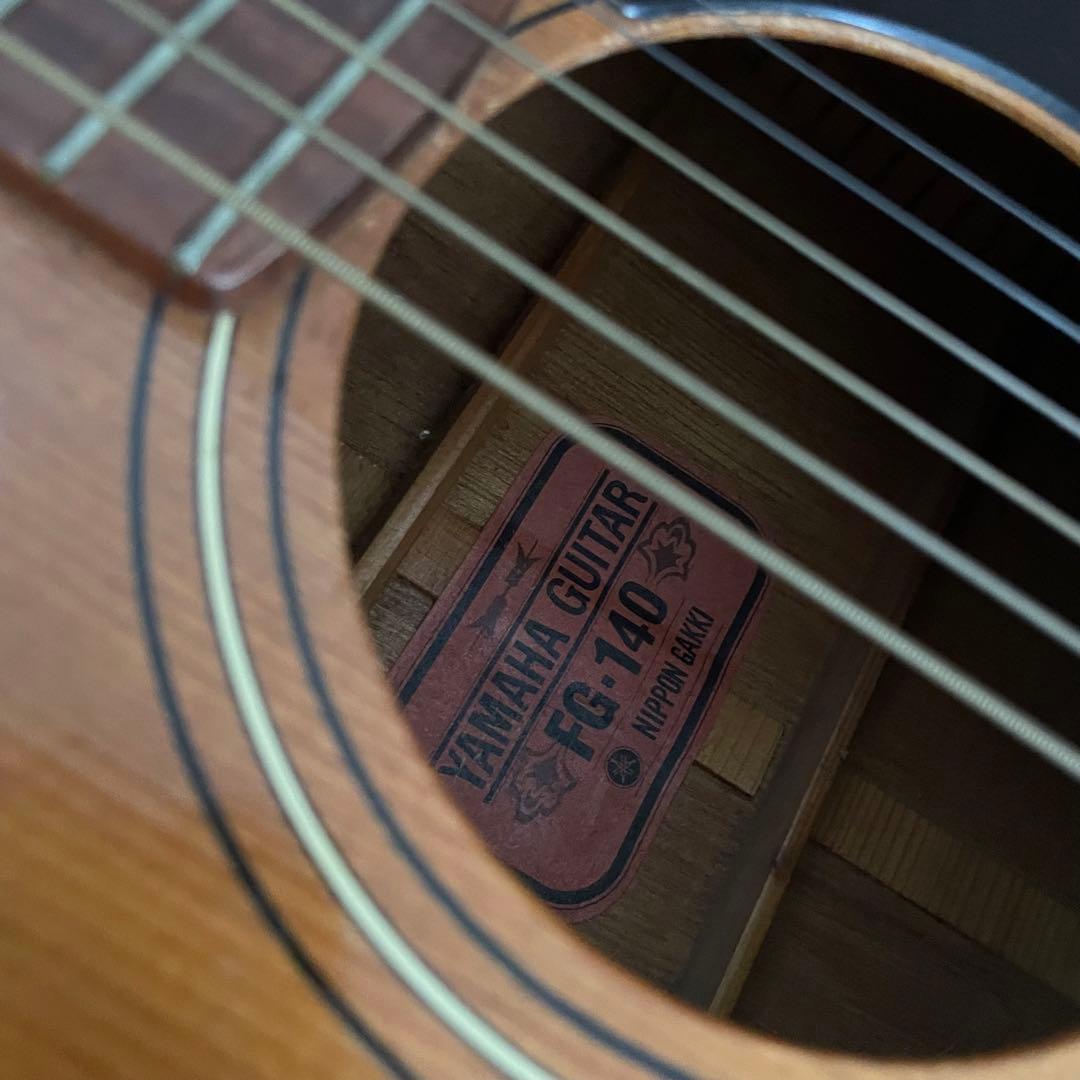 【ビンテージ！】YAMAHA FG-140アコ 一スティックギター 赤ラベル