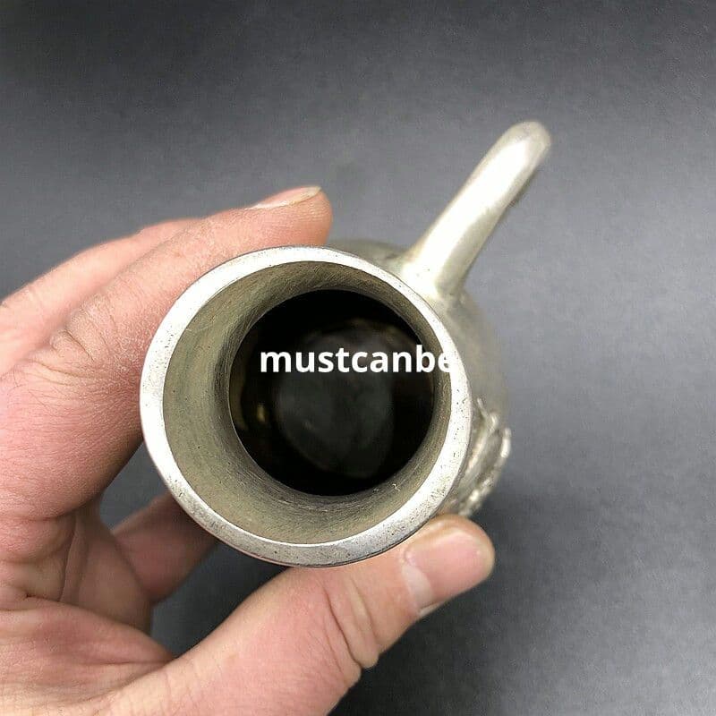 銅 細工 龍鳳分酒器 装飾品 工芸品 置物