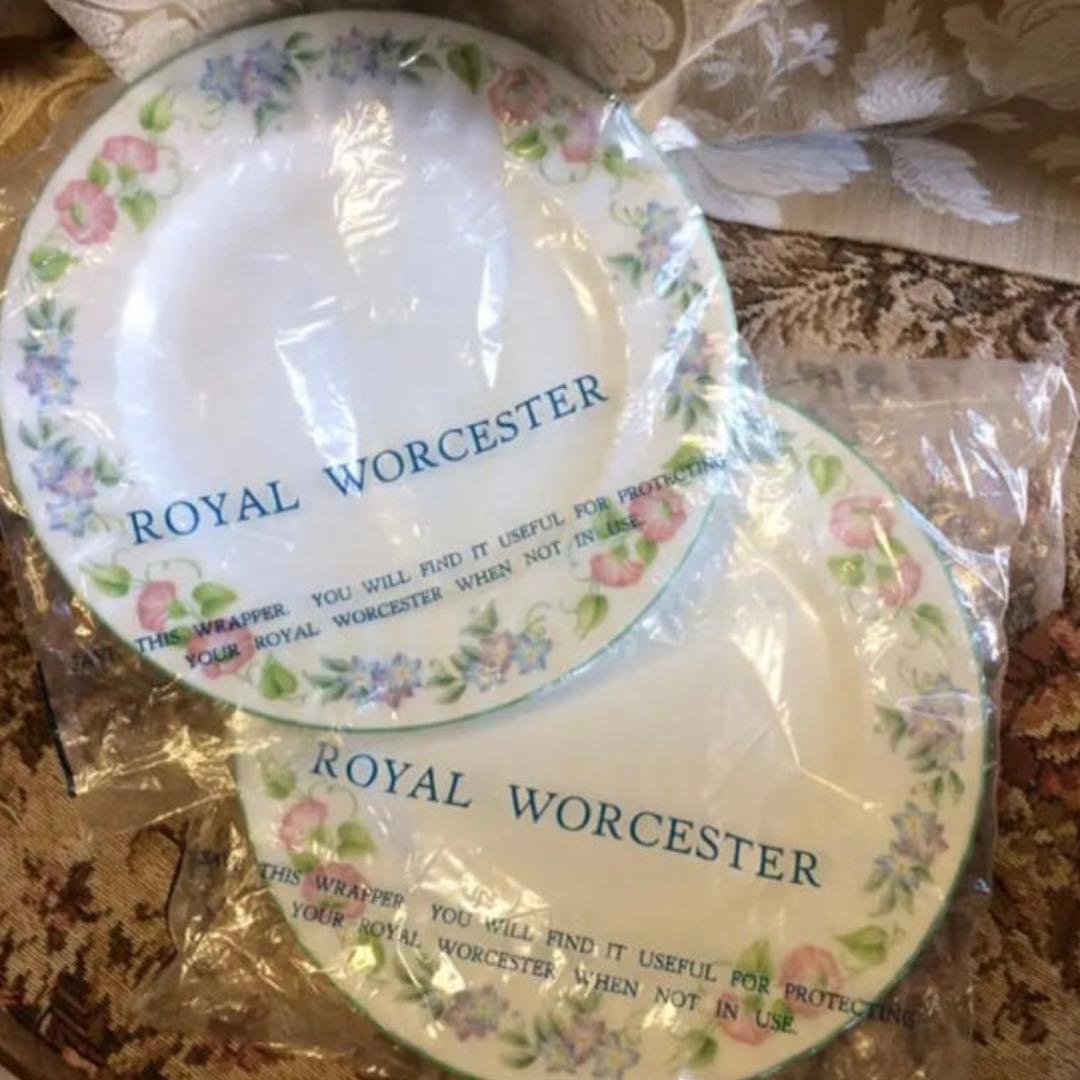 英国製  Worcester【English Garden】4枚