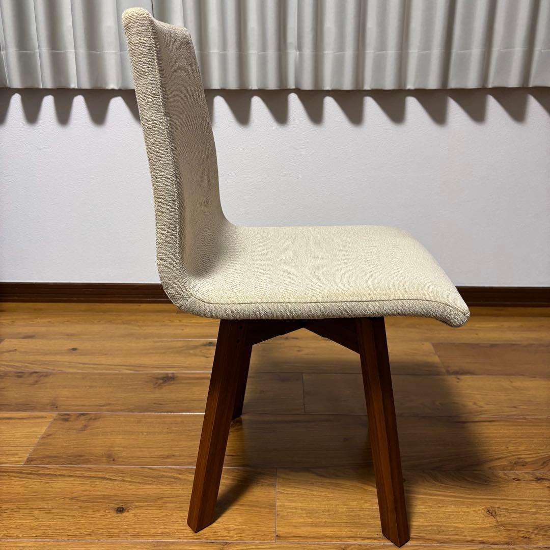 【良品】レグナテック ロタンテ ダイニングチェア 回転ベース オーク無垢材