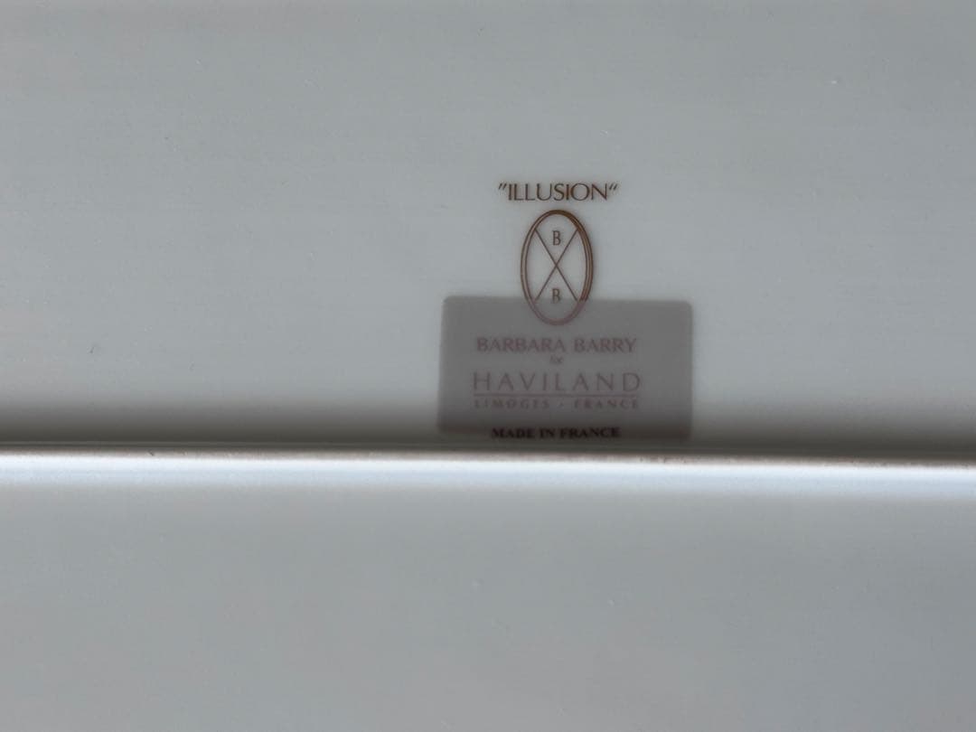 アビランドHAVILAND リモージュ磁器ケーキプレート39cm 未使用