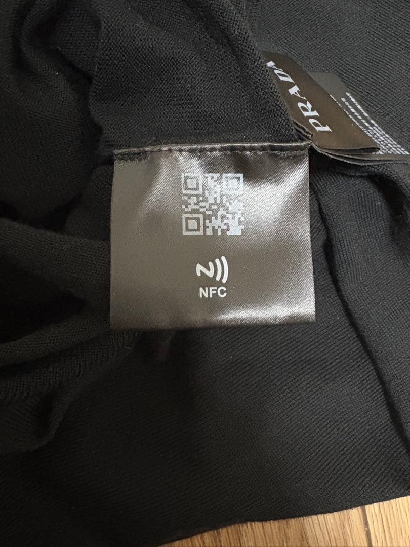 2021 prada ニットポロシャツ ブラック 46