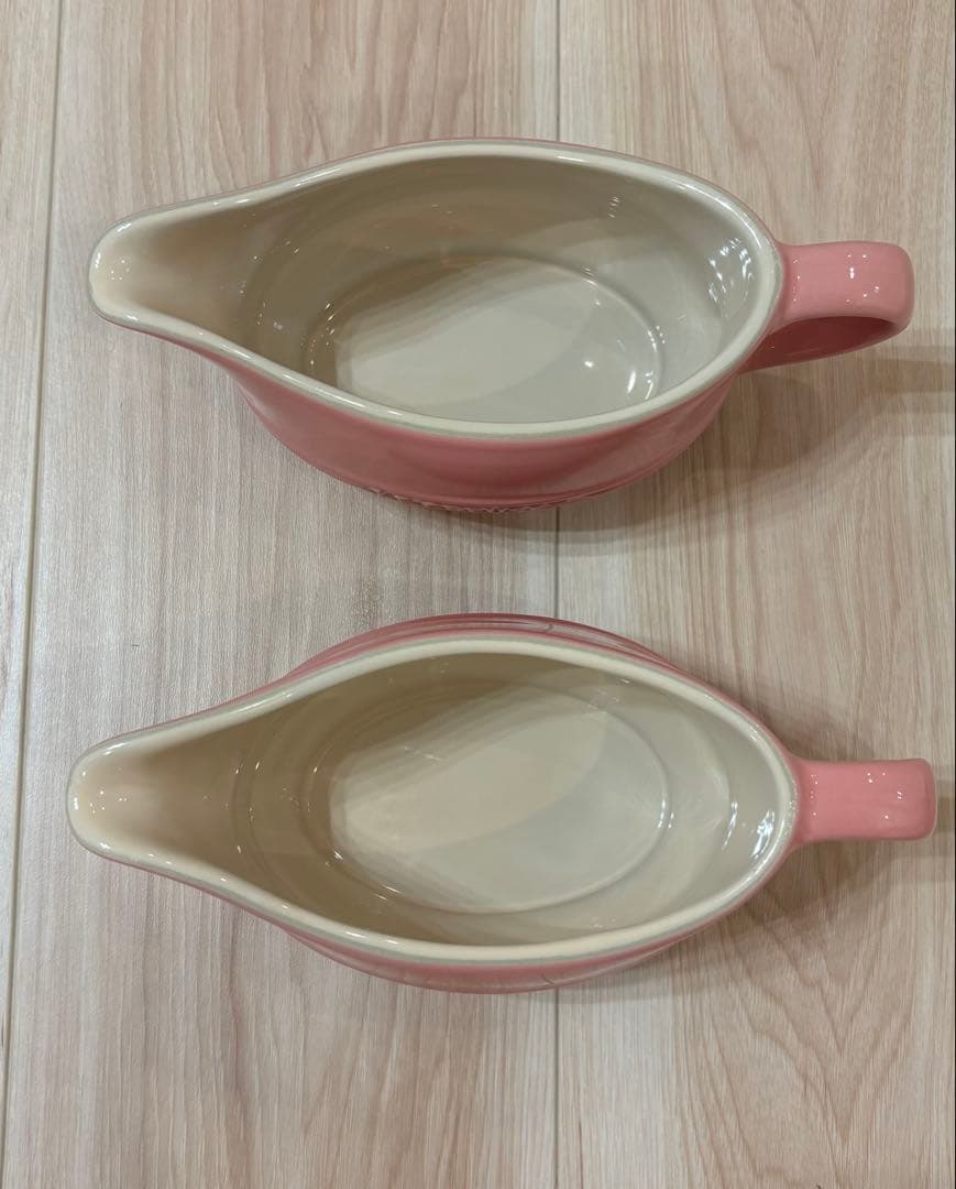 【未使用品・値下げ】ルクルーゼ　グレービーボート　ローズクォーツ　カレー　スープ