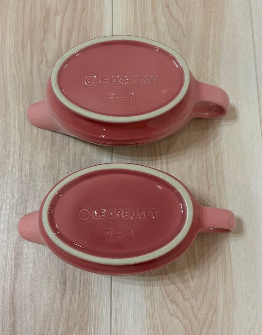 【未使用品・値下げ】ルクルーゼ　グレービーボート　ローズクォーツ　カレー　スープ