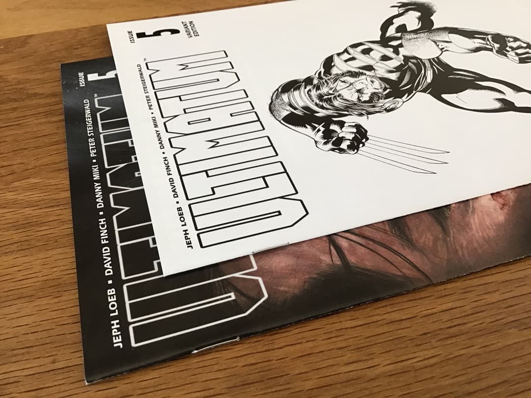 アルティメイタム #5 レア表紙　DellOtto アメコミリーフ 2冊