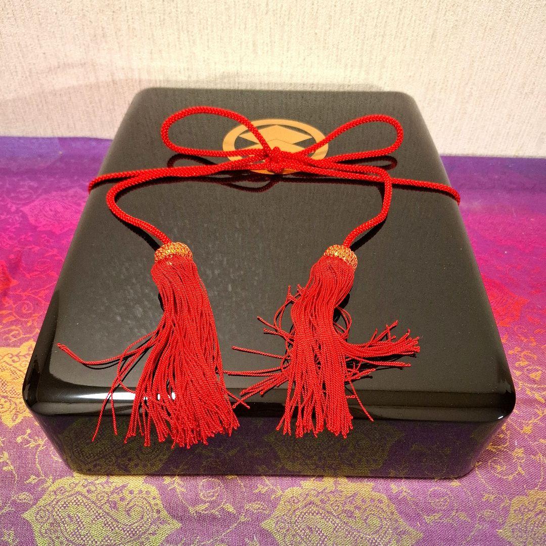 新品・未使用☆昭和レトロ　輪島塗　免状箱　茶道具　華道　嫁入り道具　小物入れ