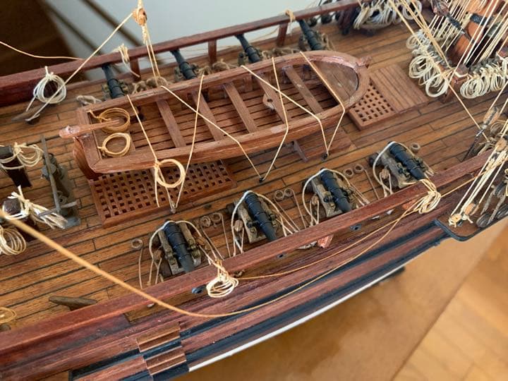 HMS BEAGLE イタリアマモリ社　木製　帆船　模型