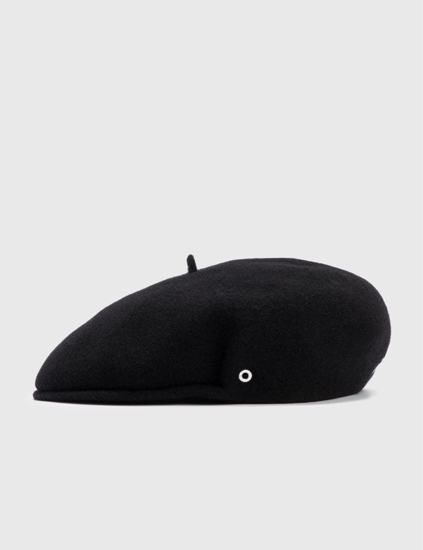 【美品】 Marine Serre マリーンセル ベレー帽 ブラック