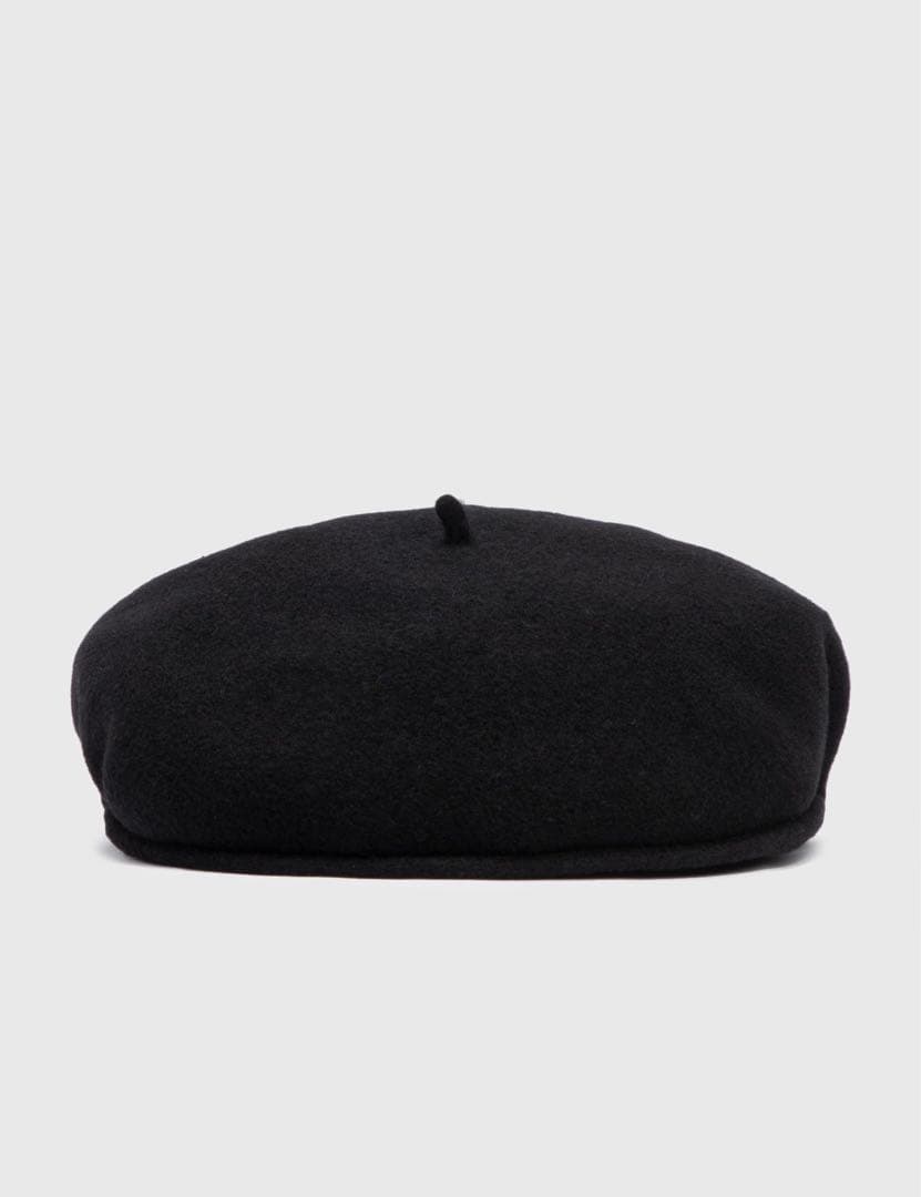 【美品】 Marine Serre マリーンセル ベレー帽 ブラック