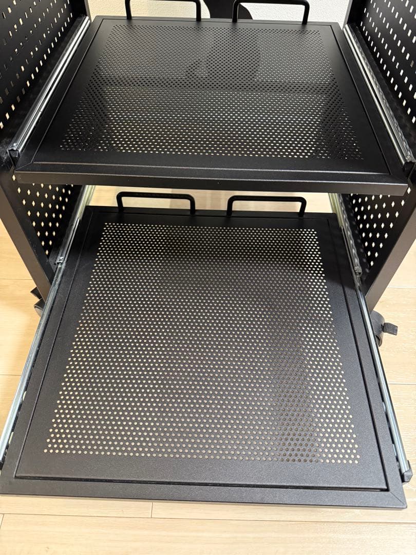 Bauhutte ゲーム機収納ラック BHS-380G-BK/ブラック
