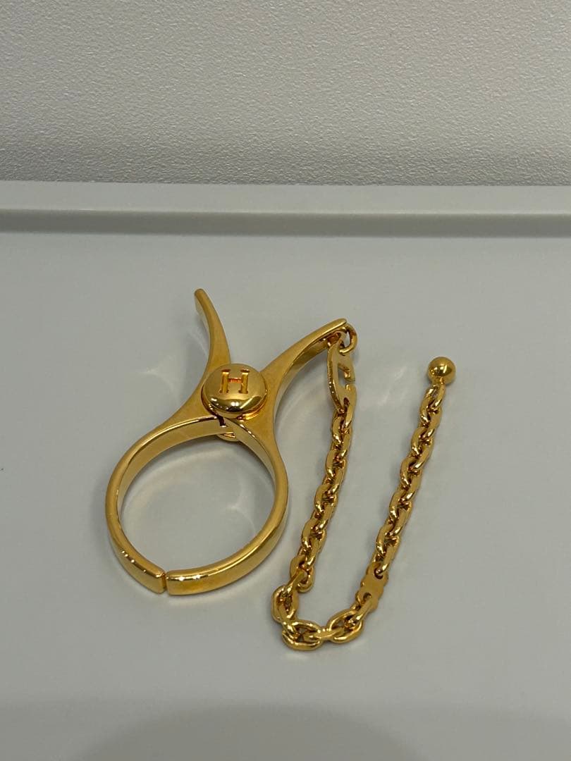 エルメス グローブホルダー ゴールド 美品