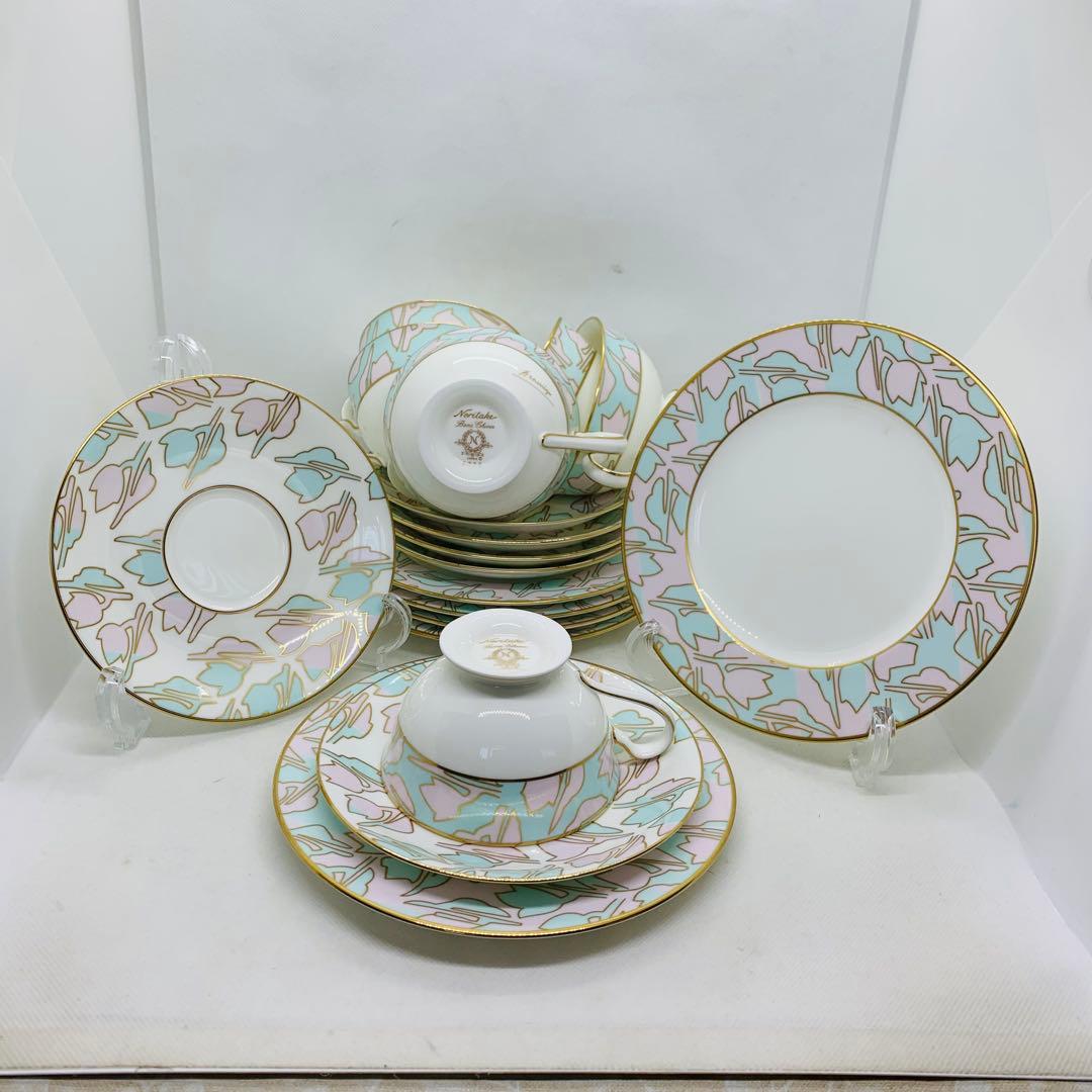 ノリタケ ティーセット プレート ティーポット アンドレ・クレージュ コラボ