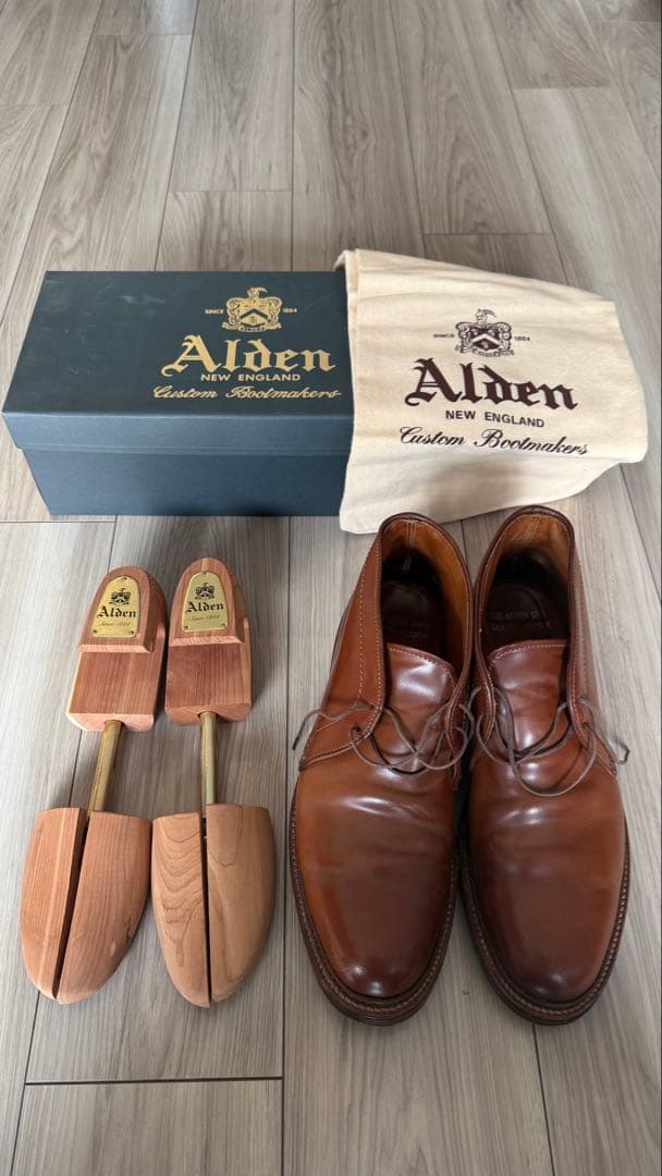 Alden　オールデン　チャッカブーツ　ウイスキー　サイズ8