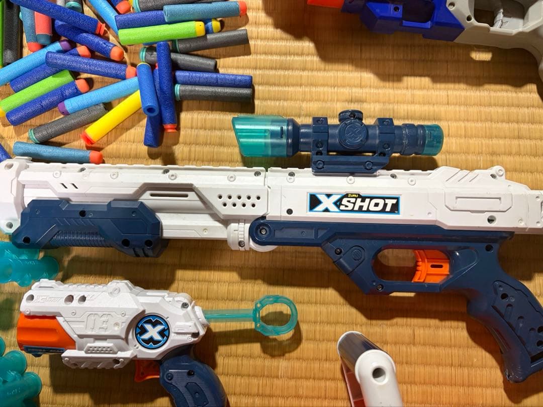 NERF（ナーフ）XSHOT など おもちゃ銃・スポンジ弾 まとめ売り