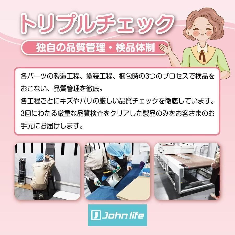 割れない鏡 スタンドミラー 全身鏡 姿見鏡 壁掛け 幅60cm ホワイト2818
