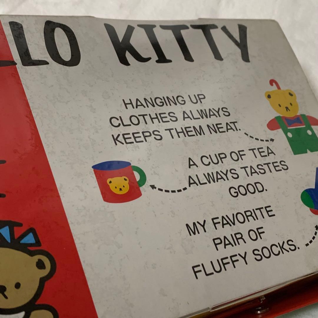【1989年製　サンリオ旧ロゴ】ハローキティ　ままごとトントン　ひろげてキッチン
