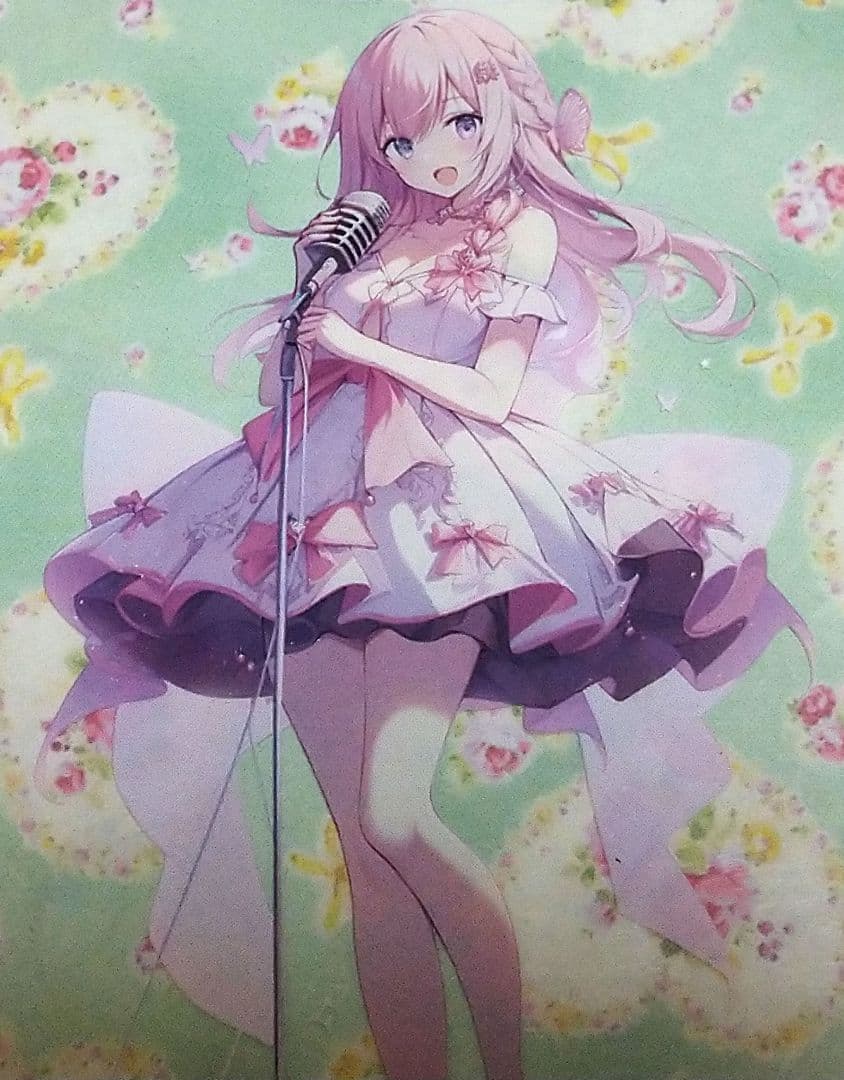 のこり１✩廃盤品✩J808＃音楽歌姫(PET)切り売り海外人物女の子AIマステ