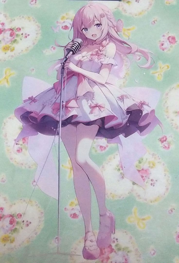 のこり１✩廃盤品✩J808＃音楽歌姫(PET)切り売り海外人物女の子AIマステ