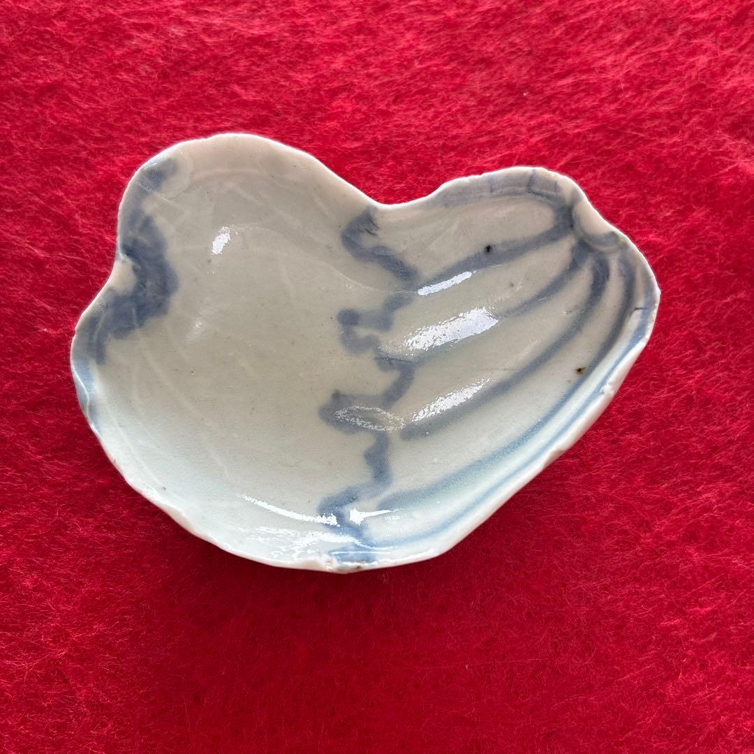 古伊万里　染付　瓜型　豆皿　珍品