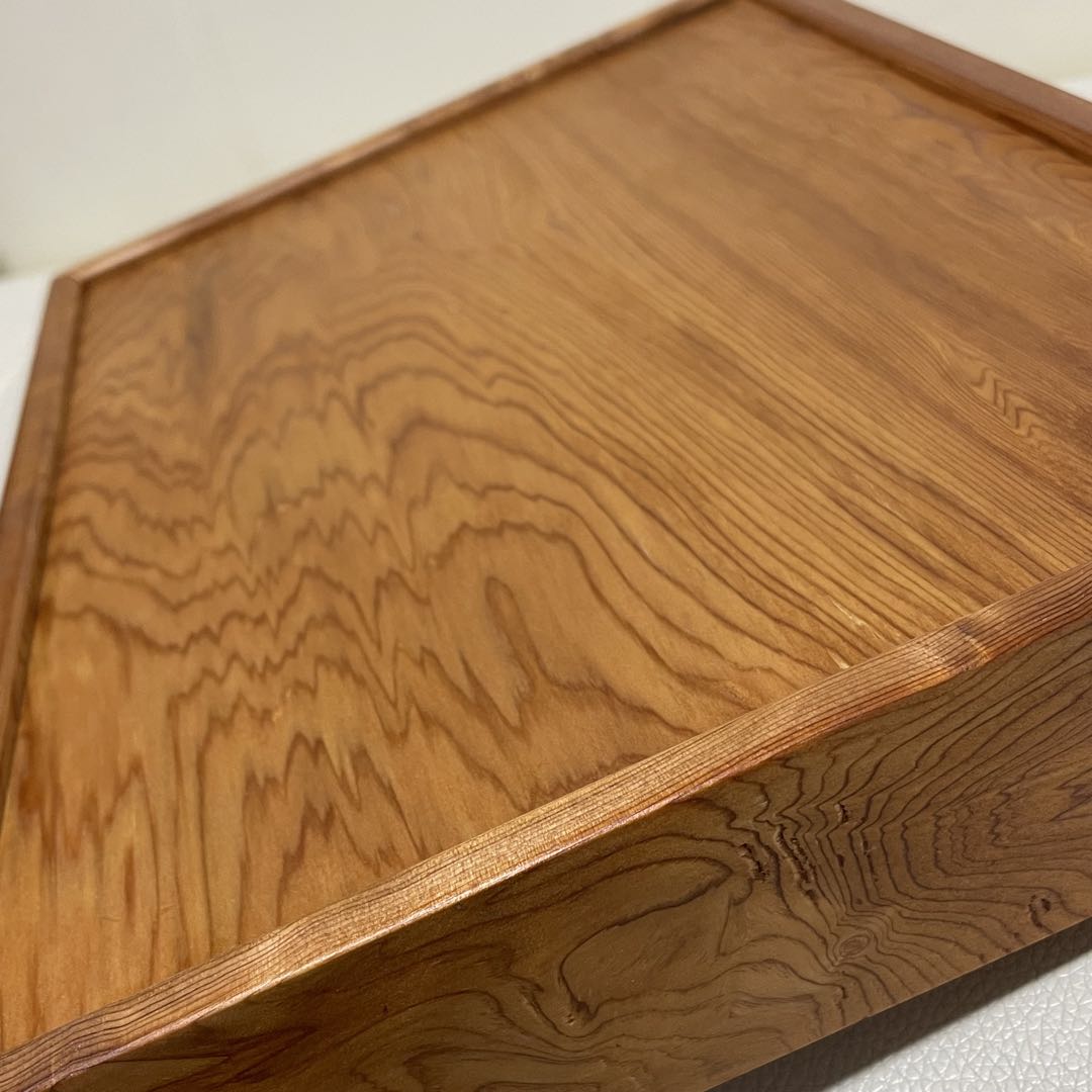 屋久杉工芸 書道具 硯箱 文箱 筆箱 木箱 千年の齢 二段