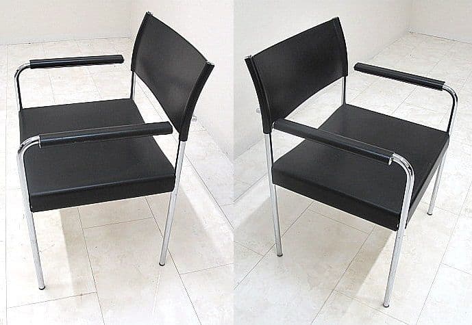 Kusch+Co ホウトク ヴィンテージ本革張りチェア ミッドセンチュリー