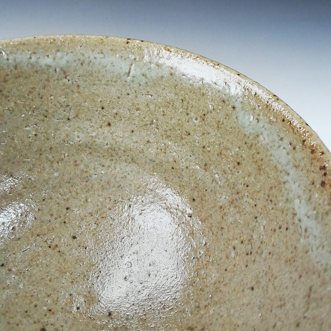 Ｔ５６１　茶碗　『灰釉　茶碗』『木器窯　田中和人』　共箱　抹茶碗　茶道具