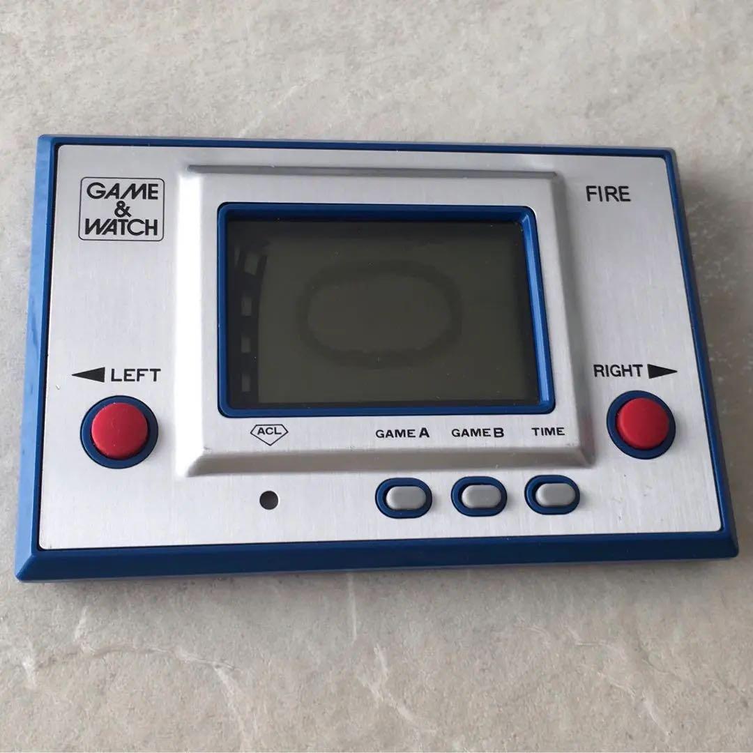 ❇️初期版・希少機種❇️美品　任天堂　ゲームウォッチ　ファイア