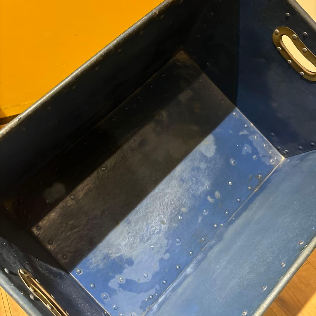 古道具　ボテ箱　日の出印カタン糸　カブ　収納
