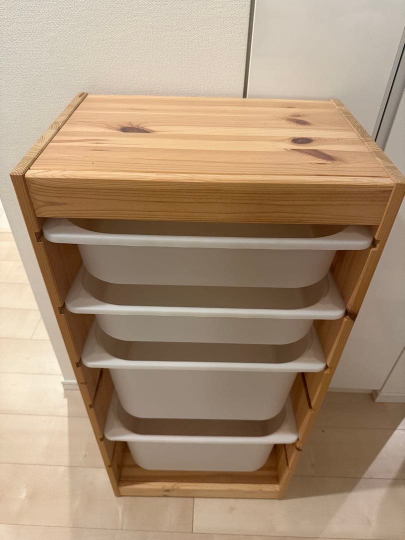 IKEA トロファスト 収納ボックスつき TROFAST ホワイト