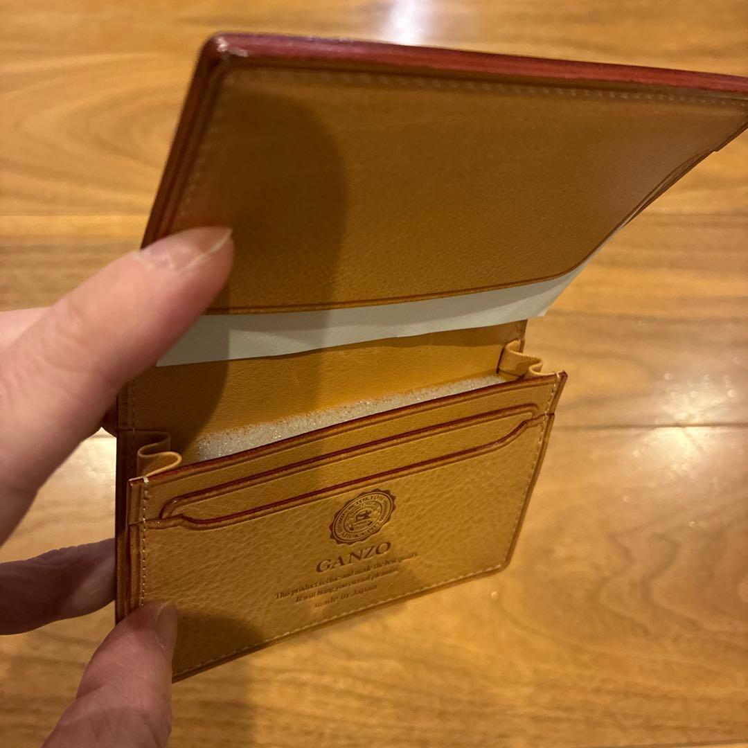 GANZO THIN BRIDLE(シンブライドル)レザー 名刺入れ