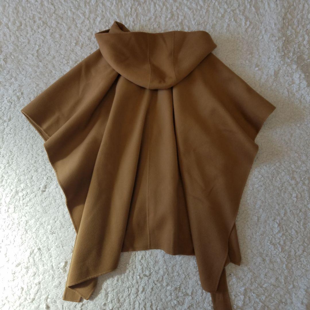 美品✨Theory セオリー ポンチョ ケープコート リバーコート ベルト付