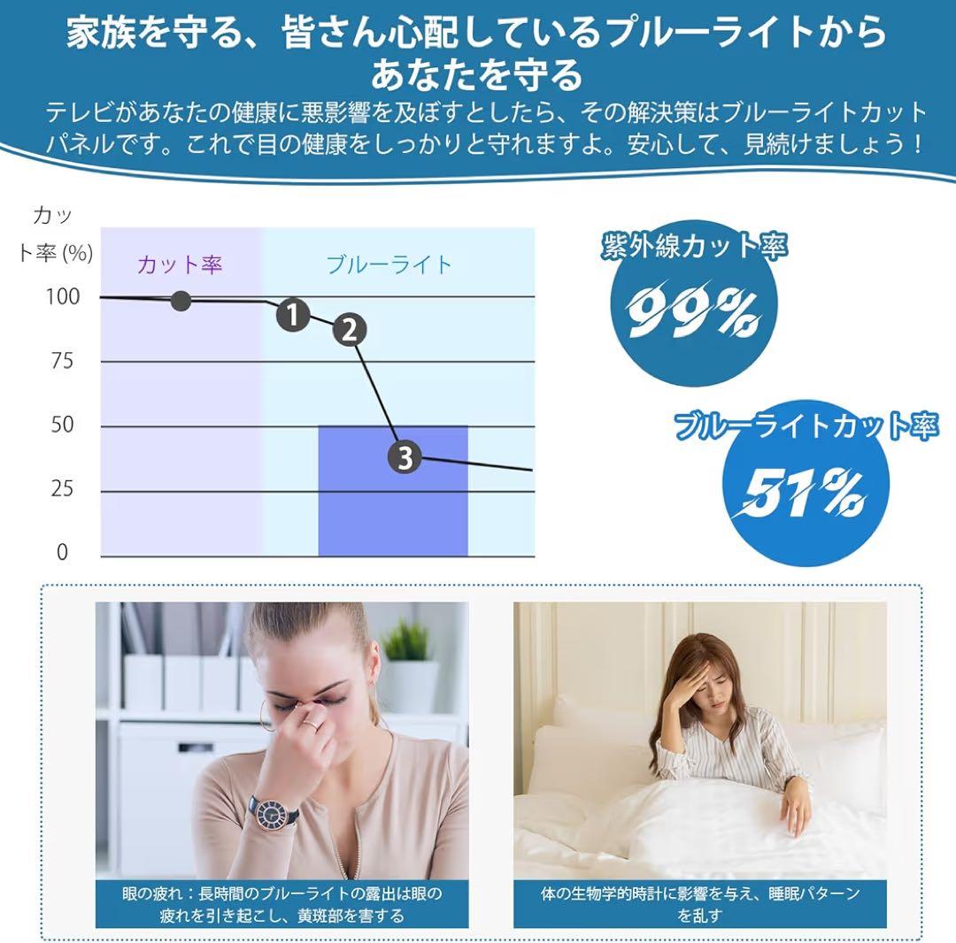 液晶テレビ保護パネル⭐️65インチ テレビカバー アクリル製 液晶TV プロテクタ
