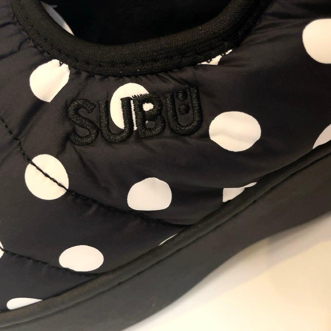 subu SUBU スブ　レイ着用　厚底　DOT ドット 水玉 24　25 新品