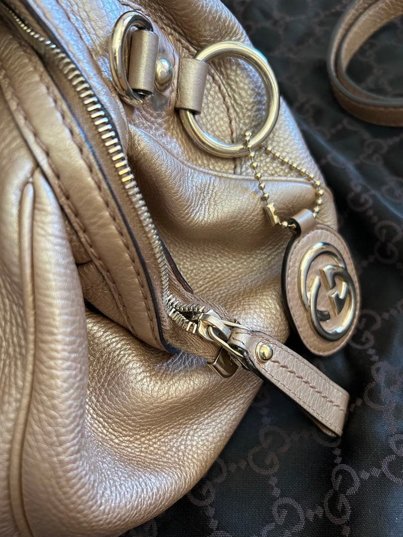 お値下げ：GUCCIスーキーミニボストンバック