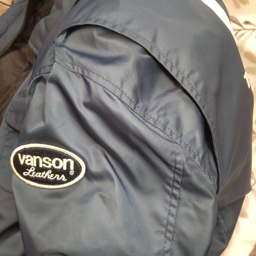【VANSON】バンソン秋冬春用バイクフィールドジャケット ネイビー