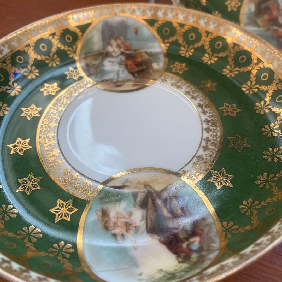 モスクワ　ガードナー　貴重　ロシア　アンティーク　ヴィンテージ 小皿 19世紀