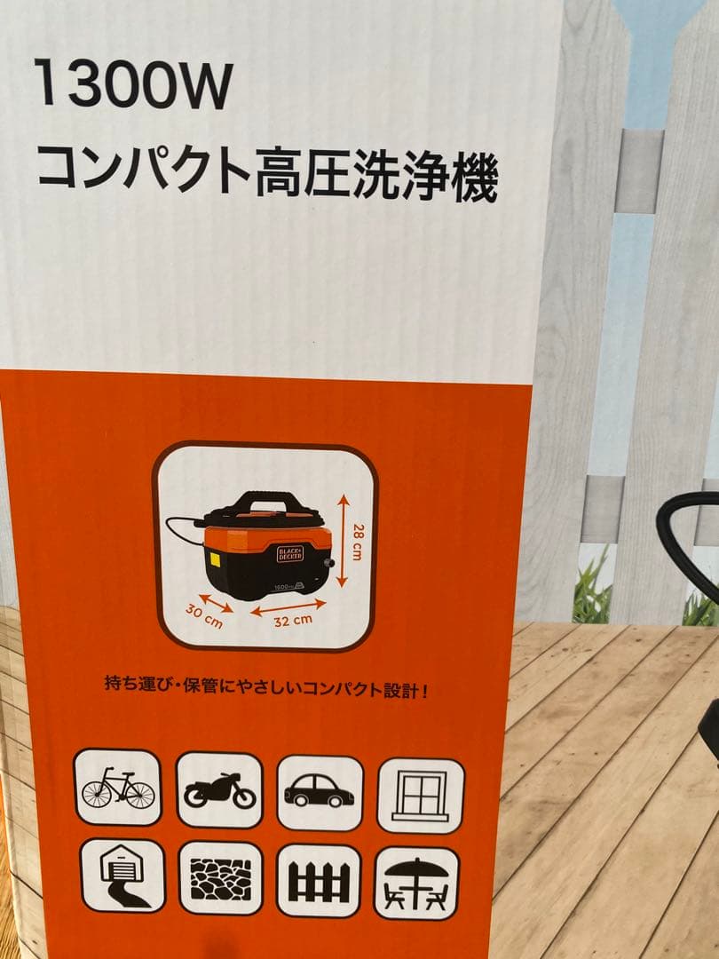 BLACK+DECKER 1600 PSI 高圧洗浄機本体