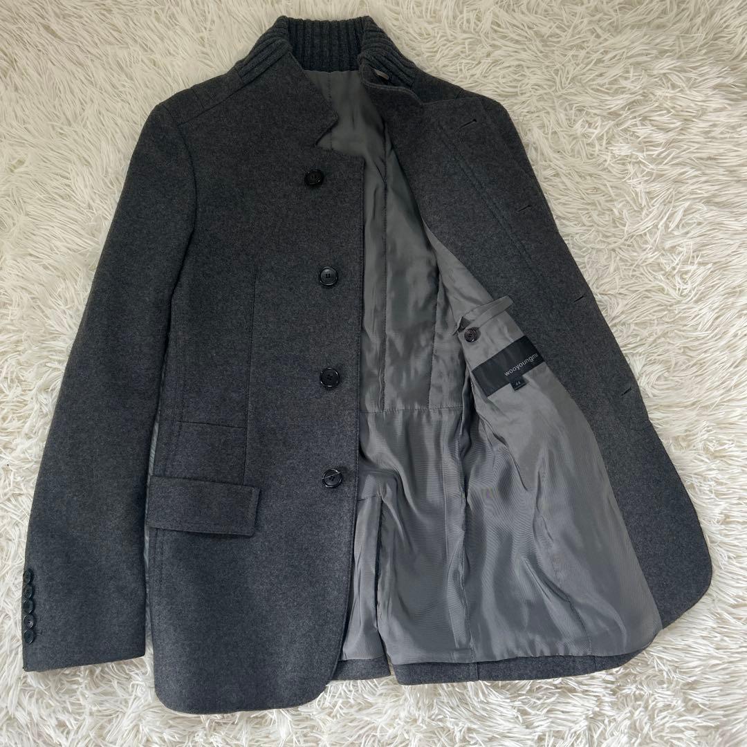 週末限定　美品　wooyoungmi ウーヨンミ　スタンドカラーウールジャケット