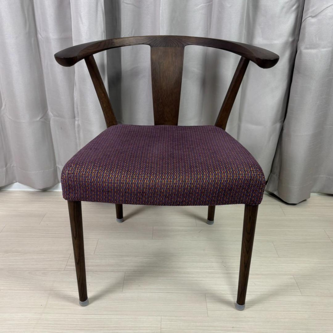 【極美品】 カリモク ダイニングチェア チョイ肘 CW4600 ①